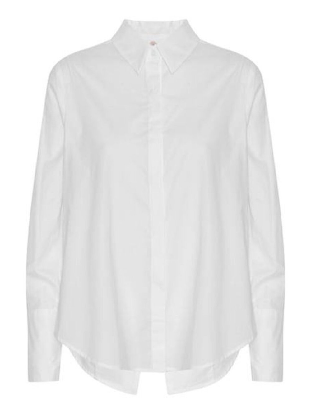 Karmamia White Poplin Button Down Shirt Long Sleeve NWT Size Small